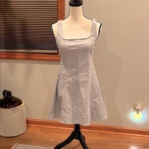 Together Light Gray Mini Dress